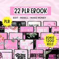 22 PLR Boss Babe eBook Bundle | Editable Canva Templates